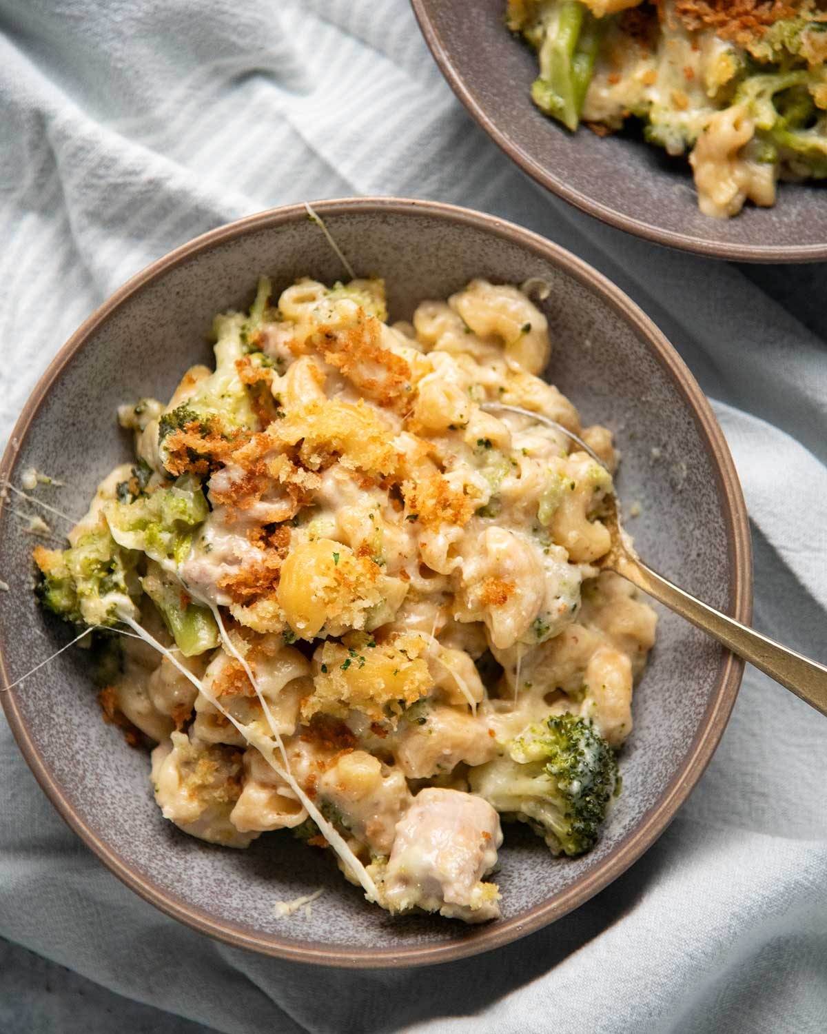 One Pot Chicken Broccoli Mac and Cheese