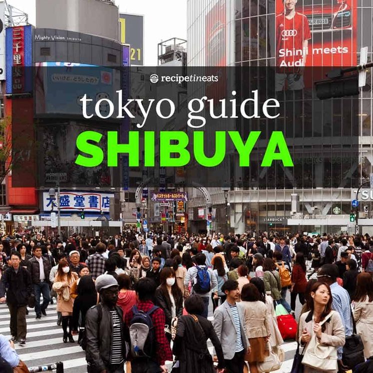 Shibuya Tokyo famous pedestrian crossing