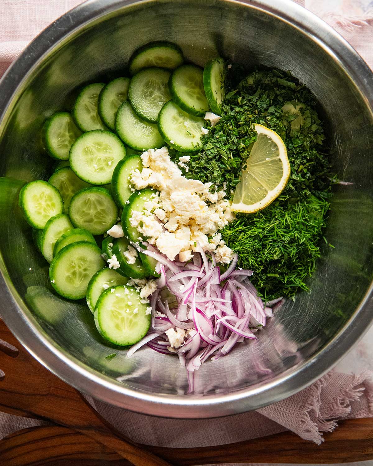 Mediterranean Cucumber Salad